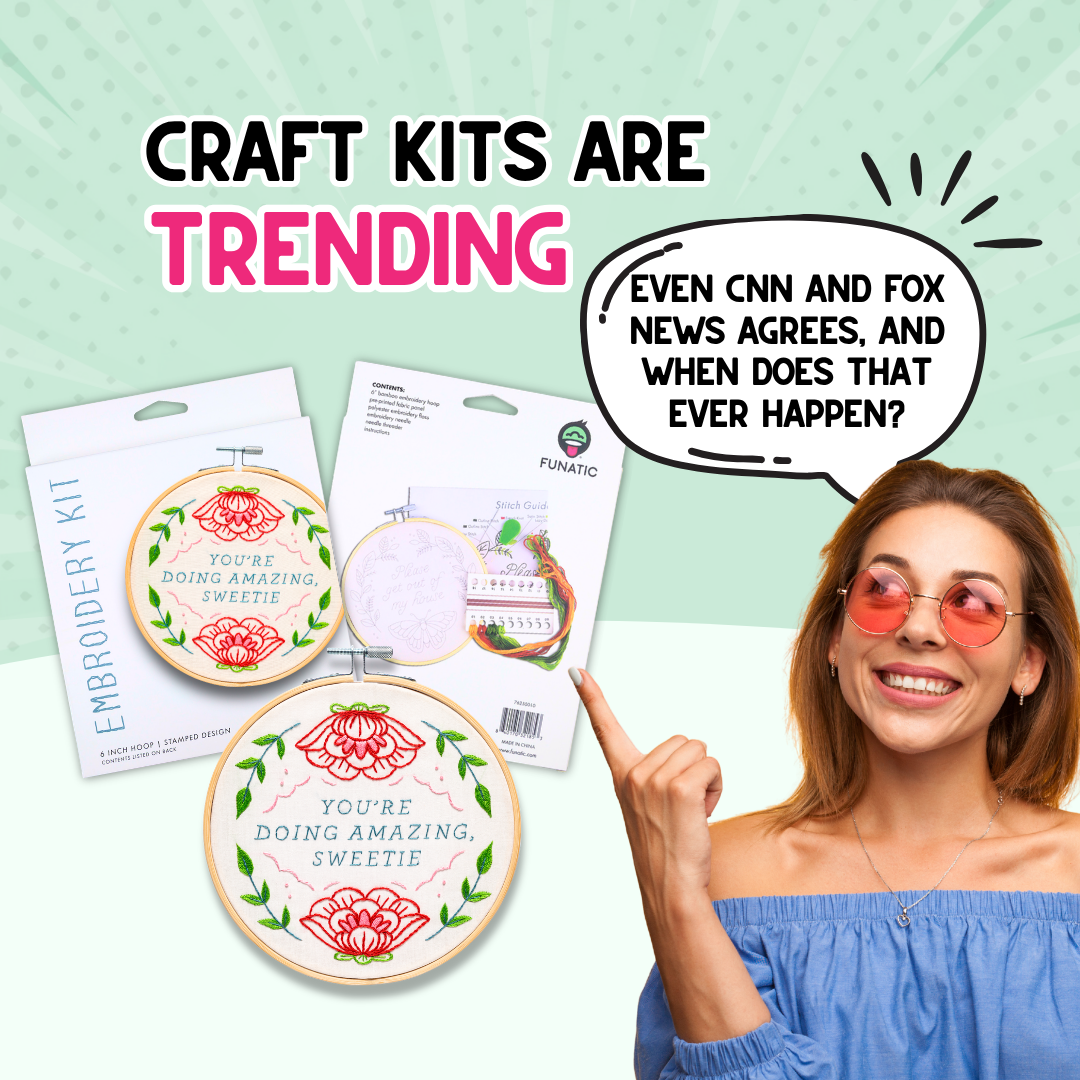 Mostly Drug Free Embroidery Kit