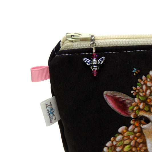 Floral Sheep Portrait - Mini Wedge