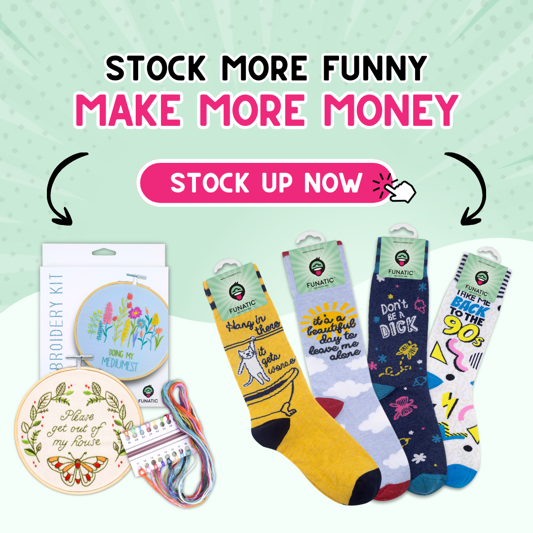 Live Laugh Fuck Off Embroidery Kit